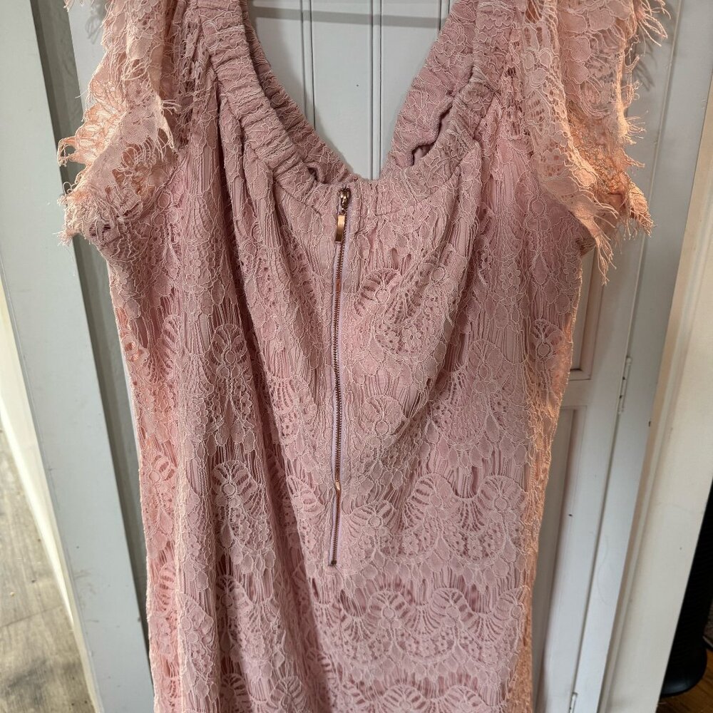 City Chic Lines Lace Dress Size XL/22